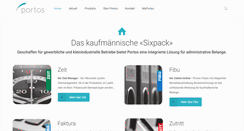 Desktop Screenshot of portos.ch